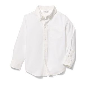 Janie & Jack Boys’ White Oxford Button Down